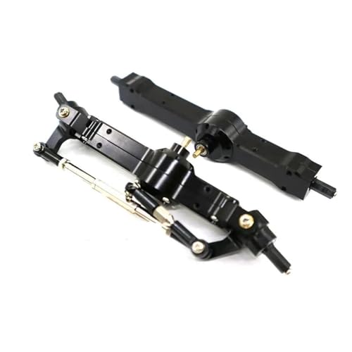 MKIUYVD RC-Achsen-Komplettset Für MN Für D90 MN-99 MN-91 FJ-45 Für 1/12 RC Vordere Hinterachse Auto Teil Schutz Set Upgrade Teile(Black) von MKIUYVD
