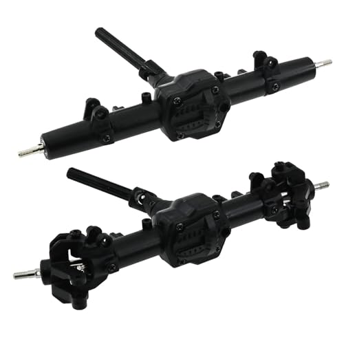 MKIUYVD RC-Achsen-Komplettset Für MN Für MN86 Metall RC Auto Vorne Hinterachse 1/12 Modell Fernbedienung Crawler Upgrade Teile Zubehör(1Set) von MKIUYVD