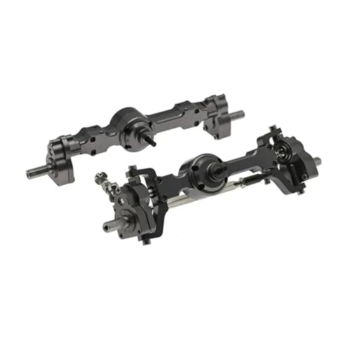 MKIUYVD RC-Achsen-Komplettset Für MN Für MN99S MN98 D90 D91 D99 D99S MN90 1/12 RC Auto Teile Upgrade CNC Metall Vorne Hinten Portal Achse Upgrade Teile(Gray) von MKIUYVD