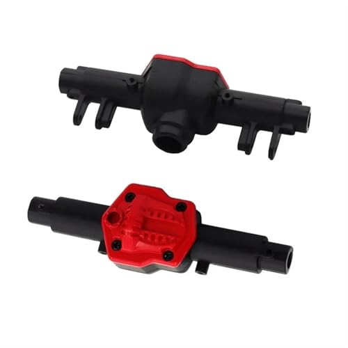 MKIUYVD RC-Achsen-Komplettset Für MN128 Für MN86 MN86S MN86K MN86KS Metall Vorder- Und Hinterachsgehäuse Mit Differentialabdeckung 1/12 RC Crawler Autoteile(Black,2pcs Axle Housing) von MKIUYVD