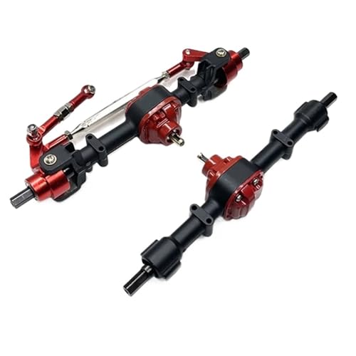 MKIUYVD RC-Achsen-Komplettset Für MN78 1/12 RC Vorder- Und Hinterachse, Metall-Vorder- Und Hinterachse, RC-Car-Upgrade-Teile, Upgrade-Zubehör, RC-Car-Modifikationsteile von MKIUYVD