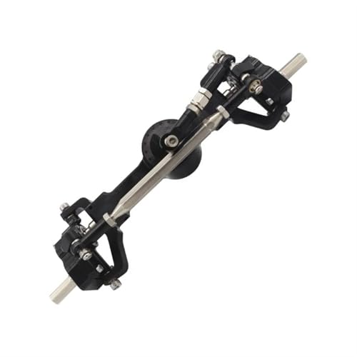 MKIUYVD RC-Achsen-Komplettset Für MN99S D91 MN98 MN45 CNC-Metall-Frontportal-Achsensatz 1/12 rc Cars Modifizierte Teile Upgrade-Teile-Zubehör(Black) von MKIUYVD