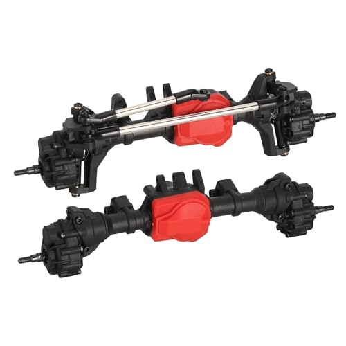MKIUYVD RC-Achsen-Komplettset Für TRX-4 1/10 RC Crawler Car Upgrade-Teilen rc Cars Vorder-Hinterachse-Set Upgrade-Teile Vorne Hinten Portalachsenbaugruppe(1Set) von MKIUYVD