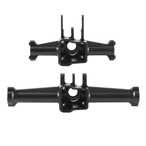 MKIUYVD RC-Achsen-Komplettset Für TRX4-M 1/18 RC Crawler Car Upgrade-Teilen rc Cars Upgrade-Zubehör CNC-Metall-Vorder- Und Hinterachsgehäuse(Black) von MKIUYVD