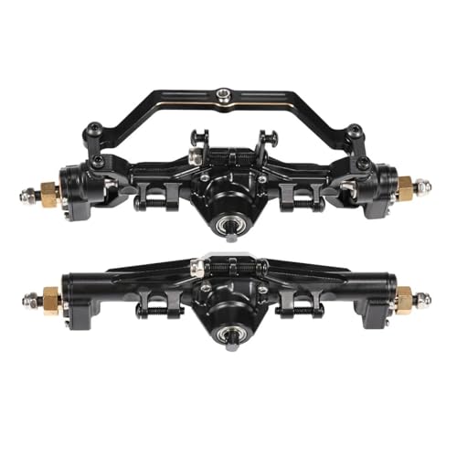 MKIUYVD RC-Achsen-Komplettset Für TRX4-M Für Defender Für High Für Trail K10 Metallportalachse Mit Lenkverbindung Für 1/18 rc Cars Upgrade-Teile von MKIUYVD