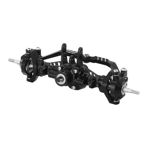 MKIUYVD RC-Achsen-Komplettset Für TRX4M CNC-Aluminium Und Stahl RC-Car-Vorder-Hinterachsen 1/18 RC-Crawler-Upgrade-Teile-Zubehör RC-Car-Upgrade-Zubehör(Front Axle) von MKIUYVD