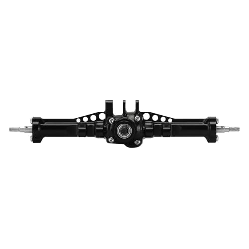 MKIUYVD RC-Achsen-Komplettset Für TRX4M Upgrade 4M-61 CNC-Aluminium 4 Mm Verlängerte Vorder- Und Hinterachsen Für 1/18 RC Crawler Upgrade-Zubehör(Rear Axle) von MKIUYVD