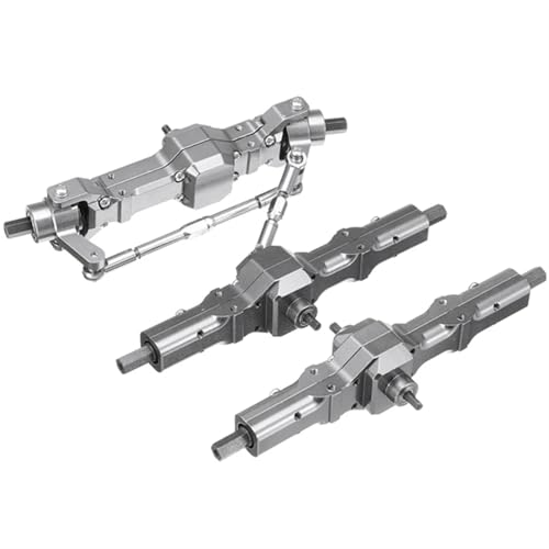 MKIUYVD RC-Achsen-Komplettset Für WPL Für B16 B36 6WD, Ersetzen Sie Das Upgrade Vorne/hinten/Brückenachsen-Teile-Set, LKW, 1/16 RC-Autoteile, Aluminiumlegierung, Langlebig von MKIUYVD