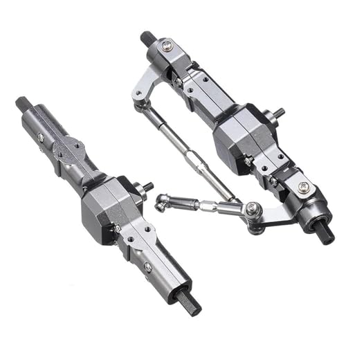 MKIUYVD RC-Achsen-Komplettset Für WPL Für C14 C24 C34 C44 B14 B24 Metall Vorder- Und Hinterachse Set 1/16 RC Auto Upgrade Teile Zubehör Rc Ersatzteile von MKIUYVD