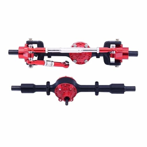 MKIUYVD RC-Achsen-Komplettset Für WPL Für C14 C24 C34 C44 B14 B24 Metall Vorder- Und Hinterachse Set 1/16 RC Auto Upgrades Teile RC Auto Modifizierte Teile von MKIUYVD
