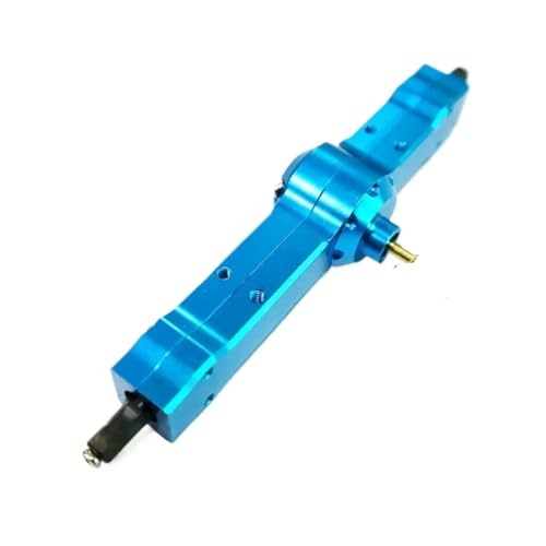 MKIUYVD RC-Achsen-Komplettset Für WPL Für D12 1/10 Off-Road RC Rc Aluminiumlegierung Hinterachse Upgrade Teil RC Auto Zubehör RC Auto Upgrade Zubehör(Blue) von MKIUYVD