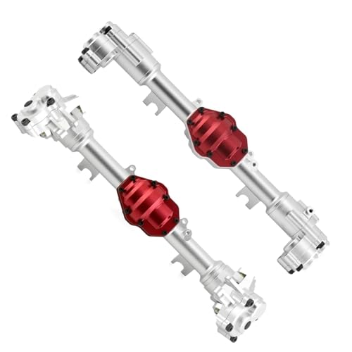 MKIUYVD RC-Achsen-Komplettset Für YiKong Für YK4082 Für YK4083 Für Absima CR1.8 Metall Vorne Und Hinten Portalachsgehäuse Getriebeabdeckung 1/8 RC Crawler Autoteile(1 Set) von MKIUYVD