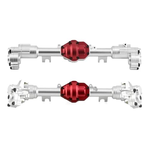 MKIUYVD RC-Achsen-Komplettset Für YiKong Für YK4082 YK4083 ForAbsima Metall Vorne Und Hinten Portalachsgehäuse Getriebeabdeckung 1/8 RC Crawler Car Upgrades Teile(1Set) von MKIUYVD