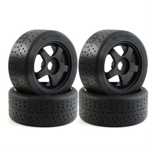 MKIUYVD RC Reifen Für Arrma 1/7 Für Infraction Für Felony Für Grenzenlose RC-Auto-Upgrade-Teile, 4 Stück, 100 X 42 Mm, 5-Speichen-Reifen, 17 Mm Radsechskant von MKIUYVD