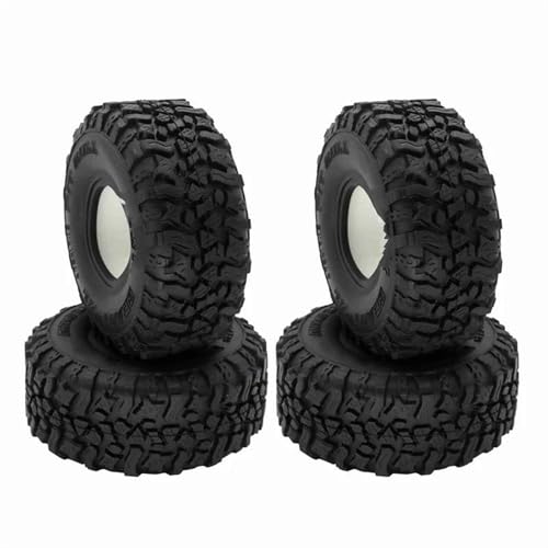 MKIUYVD RC Reifen Für Axial Für SCX10 90046 AXI03007 Für TF2 D90 12 Stück 120 Mm 1,9 Zoll Gummireifen Radreifen Für 1/10 RC Rock Crawler von MKIUYVD