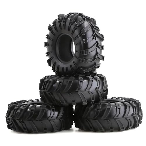 MKIUYVD RC Reifen Für Axial Für SCX10 90046 TRX4 2/4 Stück 2,2 Zoll Gummireifen Radreifen Für 1/10 Rock Buggy RC Crawler Auto RC Autoreifen(4pcs) von MKIUYVD