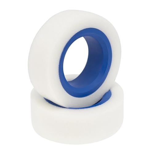 MKIUYVD RC Reifen Für Axial Für SCX10 90046 TRX4 RC Dual Stage Weicherer TPE-Schaum 100–110 Mm 114–120 Mm 1,9-Zoll-Radreifen Für RC Crawler(Blue,110) von MKIUYVD