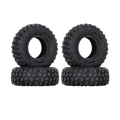 MKIUYVD RC Reifen Für Axial Für SCX24 90081 Upgrade-Reifen 4 Stück 1,0 Zoll Weiche Gummi-Allradreifen 50 X 20/54 X 23 Mm Für 1/24 RC Crawler Car(B) von MKIUYVD