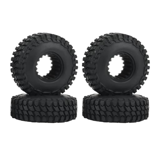 MKIUYVD RC Reifen Für Axial Für SCX24 90081 Upgrade-Reifen 4 Stück 1,0 Zoll Weiche Gummi-Allradreifen 50 X 20/54 X 23 Mm Für 1/24 RC Crawler Car(C) von MKIUYVD
