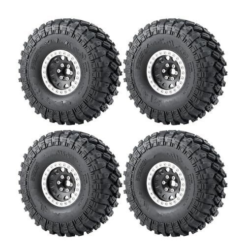 MKIUYVD RC Reifen Für Axial SCX10 TRX4 D90 1/10 RC Crawler Auto Rad Reifen Reifen Teile 1,9 "Für Beadlock Felge Reifen Set von MKIUYVD