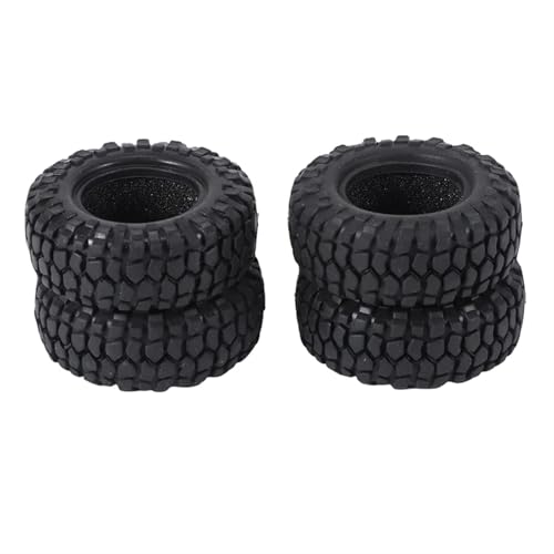 MKIUYVD RC Reifen Für Axial SCX24 90081 AXI00002 1/24 RC Crawler Auto Upgrade Teile 4PCS 48Mm 1,0 Weiche Gummi Rad Reifen Reifen von MKIUYVD