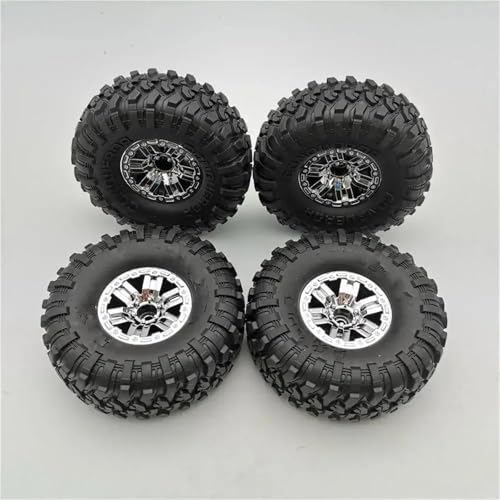 MKIUYVD RC Reifen Für HB Für Spielzeug Für ZP1001 1/10 RC-Fahrzeuge Ersatzteile 4 Stück RC-Autoreifen Räder Felgen RC-Zubehör Gummireifen RC-Autoreifen(White) von MKIUYVD