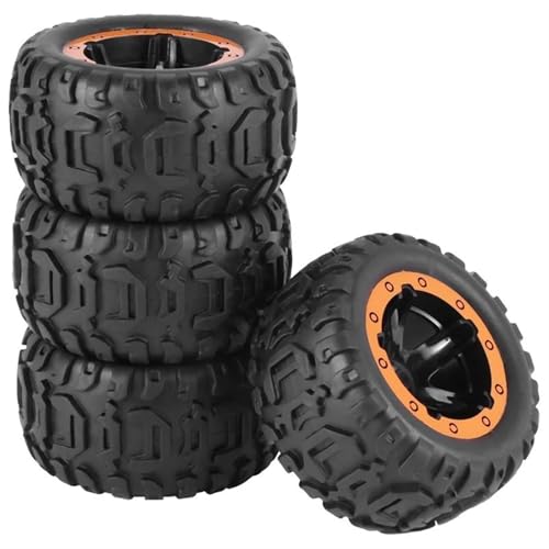 MKIUYVD RC Reifen Für HBX 16889 4PCS Reifen & Räder Felgen Fernbedienung Autos Zubehör 1/16 RC Auto Fahrzeuge Ersatzteile M16038 von MKIUYVD