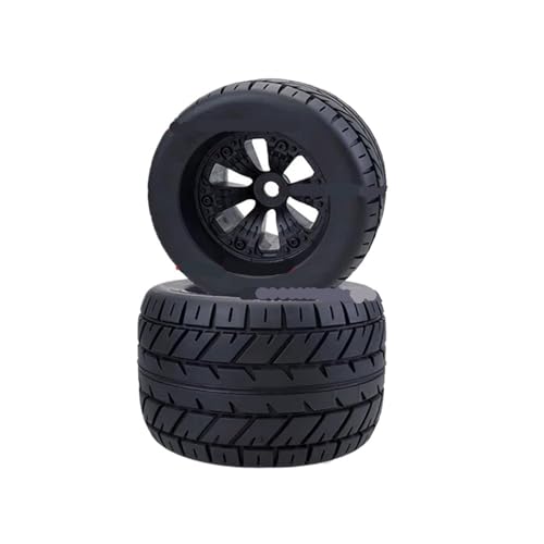 MKIUYVD RC Reifen Für HPI Für Redcat Für Rovan Für Savage 2 Stück RC-Radreifen 170 Mm RC-Räder Reifen 17 Mm Nabensechskant Für 1/8 RC-Car Off-Road(C) von MKIUYVD