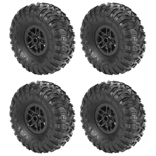 MKIUYVD RC Reifen Für MN D90 D91 D96 D99 MN90 MN99S 1/12 RC-Autoersatzteilen, 4-teiliges RC-Autoreifen-Reifenrad-Upgrade-Zubehör von MKIUYVD