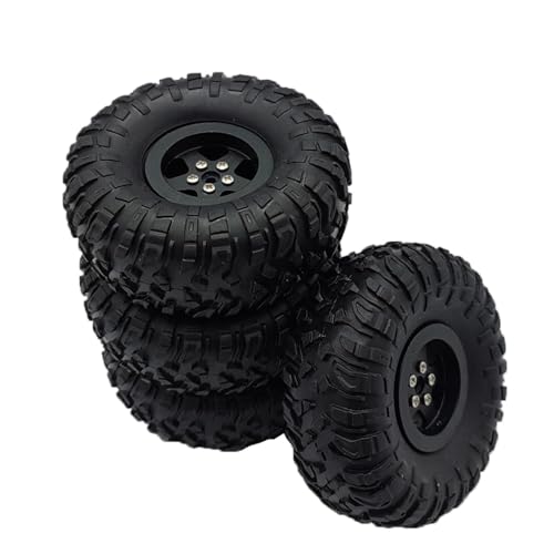MKIUYVD RC Reifen Für MN D90 MN99S Für WPL C14 C24 B14 B24 B36 RC-Auto-Upgrade-Teile Zubehör Metallfelge Mit Gummireifen von MKIUYVD