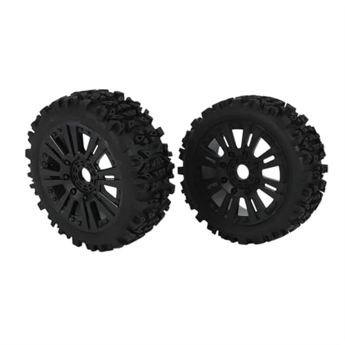 MKIUYVD RC Reifen Für Redcat, Für Team, Für Losi, Für VRX, Für HPI, Für Kyosho, Für HSP, 17 Mm Nabenfelge Und Reifen Für 1/8 Offroad-RC-Auto(2pcs) von MKIUYVD