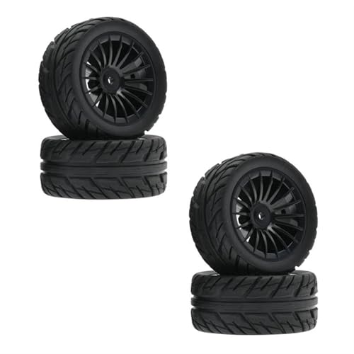 MKIUYVD RC Reifen Für SG1603 Für SG1604 SG1605 UDIRC UD1601 UD1602 UD1603 UD1604 4 Stück Gummireifen Reifen Rad 1/16 RC Auto Upgrades Teile von MKIUYVD