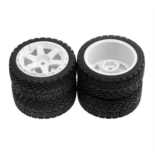 MKIUYVD RC Reifen Für TT01 TT02 XV01, 4 Stück, 67 Mm, 1/10 RC, Für Rennwagenreifen Auf Der Straße, Touring-Drift-Autoreifen, Rad, Ersatzteile, Zubehör von MKIUYVD