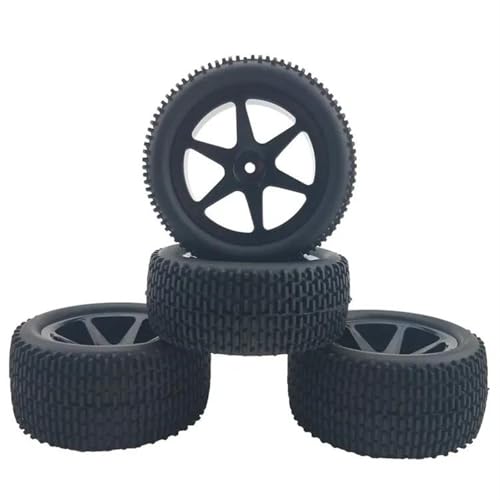 MKIUYVD RC Reifen Für WLtoys Für 144001-02 124019 124018 RC Auto Upgrade Rad Ersatz Par Große Reifen Verbreiterung Reifen Für 1/10 1/12 1/14RC Autos(Black,A) von MKIUYVD