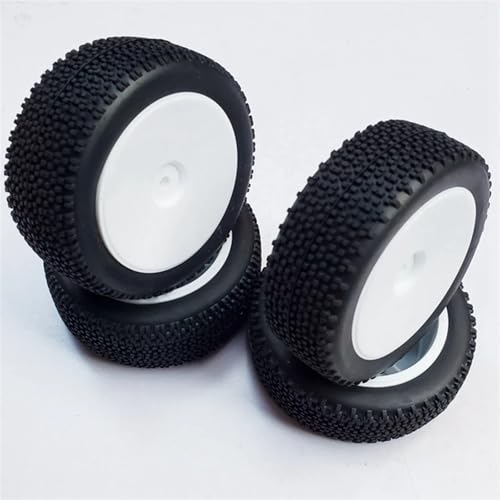 MKIUYVD RC Reifen Für Wltoys 144001 124018 124019 LC Für Racing 1/12 1/14 RC Auto Upgrade Teile Zubehör 4Stk 73Mm Reifen Reifen Rad von MKIUYVD