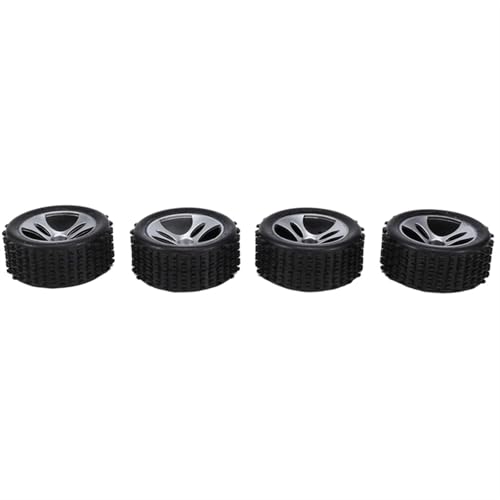 MKIUYVD RC Reifen Für Wltoys A959 A959-B A959-A 1/18 RC-Auto-Upgrade-Teile, Ersatzteile, Zubehör, 4 Stück, Räder, Reifen, RC-Autoreifen von MKIUYVD