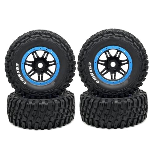 MKIUYVD RC Reifen Für ZD Für Racing DBX-07 DBX07 1/7 RC-Auto-Upgrade-Teile Ersatzzubehör 4-teilige RC-Auto-Radreifen RC-Autoreifen(Blue) von MKIUYVD