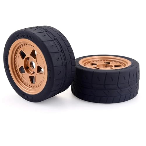 MKIUYVD RC Reifen Für ZD Für Racing EX-07 EX07 Für Arrma Für Infraction Für Felony 1/7 RC-Autoteile, 2 Stück, 109 X 51 Mm, Radreifen, 17 Mm Sechskant von MKIUYVD