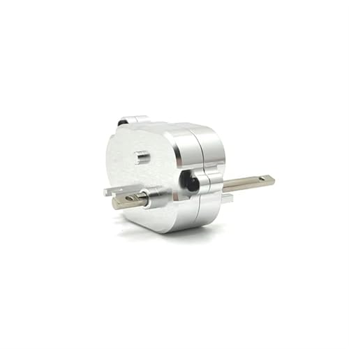 MKIUYVD RC Spielzeugautoteile Für 99S MN168 MN82 LC79 MN78 Nachrüstteile RC Auto Ersatzteile Metall Upgrade Mittelwellenbox Montage Geeignet(Silver) von MKIUYVD