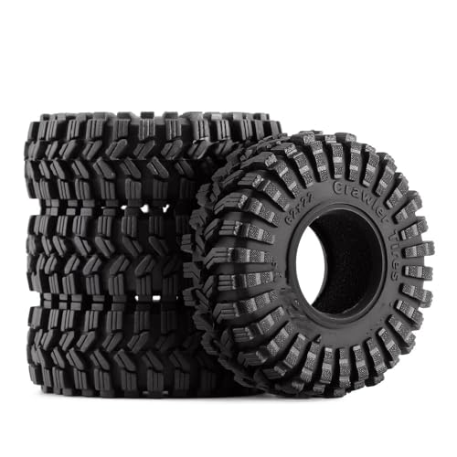 MKIUYVD RC Spielzeugautoteile Für Axial Für SCX24 Für AX24 Für FMS Für FCX24 (T1014) 1/18 1/24 RC Crawler Für Super Soft Sticky 1.0 Radreifen Alles Für Gelände von MKIUYVD