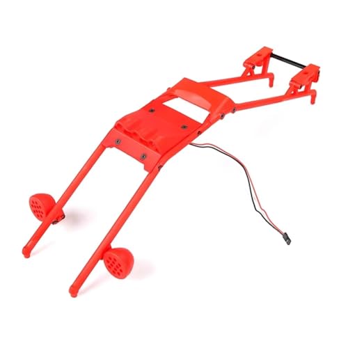 MKIUYVD RC Spielzeugautoteile Für HPI Für ROFUN Für BAHA Für ROVAN Für KM Für Baja 5B 5T 5SC 1/5 Teile RC Auto Zubehör Überrollkäfige Kit Mit Lichtern(Red) von MKIUYVD