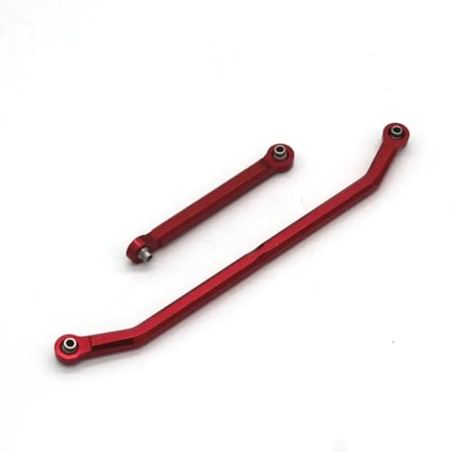 MKIUYVD RC Spielzeugautoteile Für MN128 MN86S RC Fernbedienung Auto Metall Upgrade Zubehör Lenkstange Geändert Ersatz Teile(Red) von MKIUYVD