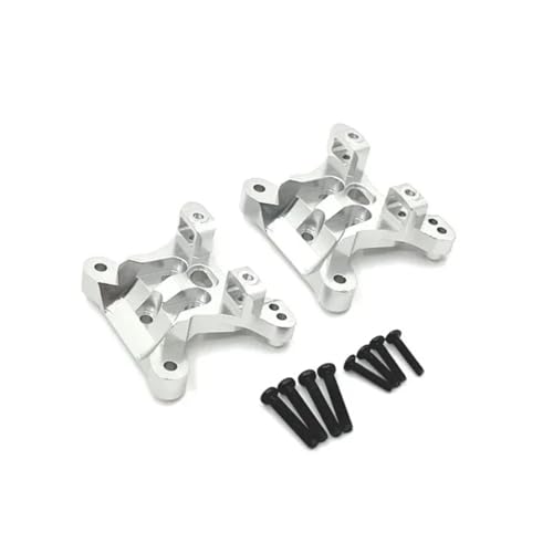 MKIUYVD RC Spielzeugautoteile Für SCY 1/16 16101 16102 16103 16104 16106 16201 Für JJRC Q117 RC Auto Ersatzteile Metall Verbesserte Hinten Stoßdämpfer Modifizierte Teile(Silver) von MKIUYVD