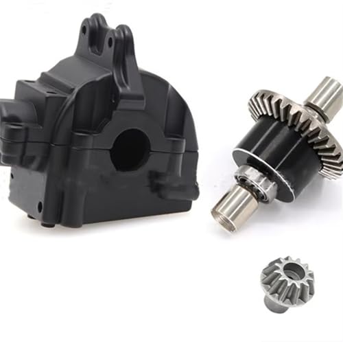 MKIUYVD RC Spielzeugautoteile Für Wltoys 144001 1217-1216-1218-1219 Wave-Box-Getriebe Hydraulisches Getriebegehäuse RC-Autozubehör(Black) von MKIUYVD
