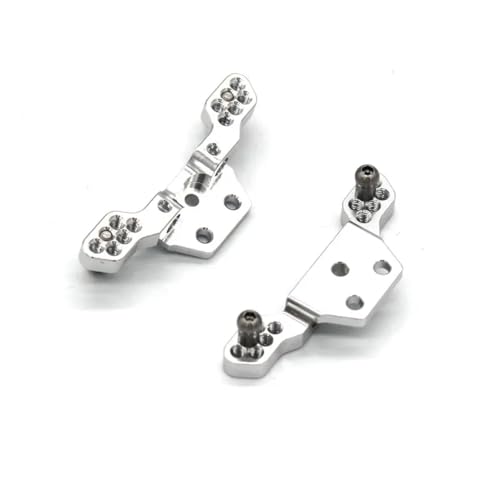 MKIUYVD RC Spielzeugautoteile Für Wltoys 284161 284010 284131 K989 K969 Metall Verbesserte Teile Multi Loch Shock Mount RC Auto Upgrade Teile Ersatz Zubehör(White) von MKIUYVD