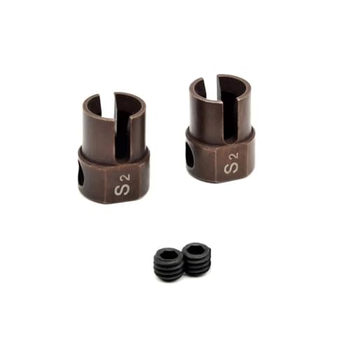 MKIUYVD RC Spielzeugautoteile Für ZD Für Racing Für DBX-07 DBX07 1/7 RC-Auto-Tuning-Teile, 2-teiliges Metall Für Universal Drive Cup B 8656 von MKIUYVD