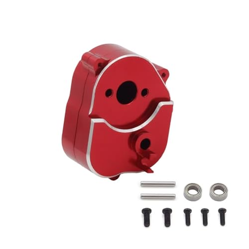 MKIUYVD RC Spielzeugautoteile Kompatibel Mit MN82 MN78 1/12 RC-Autogetriebe-Upgrade-Ersatzteile Metallgetriebeschale Getriebegehäuse Mit Metallgetriebe(Red) von MKIUYVD