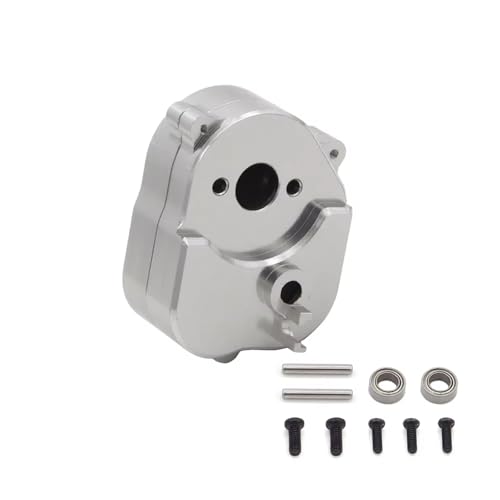 MKIUYVD RC Spielzeugautoteile Kompatibel Mit MN82 MN78 1/12 RC-Autogetriebe-Upgrade-Ersatzteile Metallgetriebeschale Getriebegehäuse Mit Metallgetriebe(Silver) von MKIUYVD