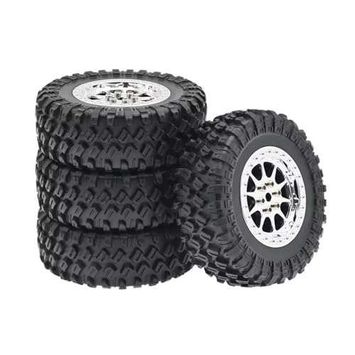 MKIUYVD RC Spielzeugautoteile Kompatibel Mit MN90 MN91 MN99 Für MN99S Für MN82 LC79 1/12 RC Autozubehör Für Klettern Auto Upgrade Teil Clip Reifen Innen Baumwollreifen(White) von MKIUYVD