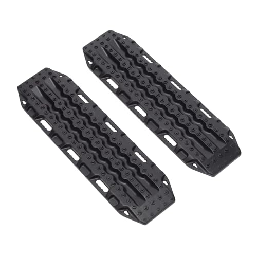 MKIUYVD RC Spielzeugautoteile Kompatibel Mit Trax Für Bronco Für Trx6 Für Axial Für Scx10 1/10 Rc Kettenfahrzeug Für Escape Board Für Klettern. Auto-Unterfahrschutz(Black,A) von MKIUYVD